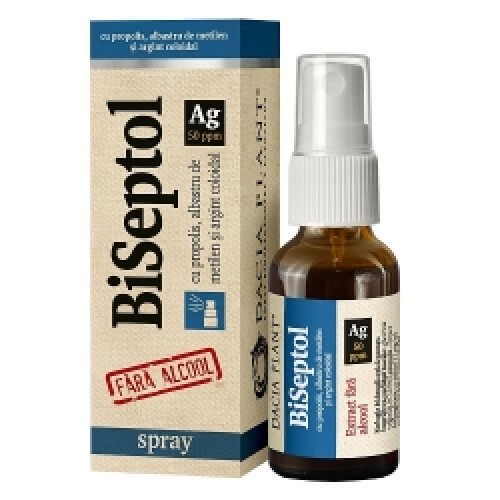 Biseptol cu Albastru de Metilen si Argint coloidal spray 20 ml