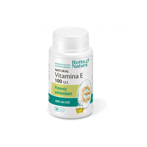 Vitamina E naturala 100 U.I ,30 cps
