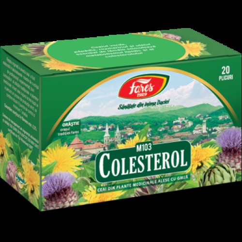 Colesterol, M103, ceai la plic