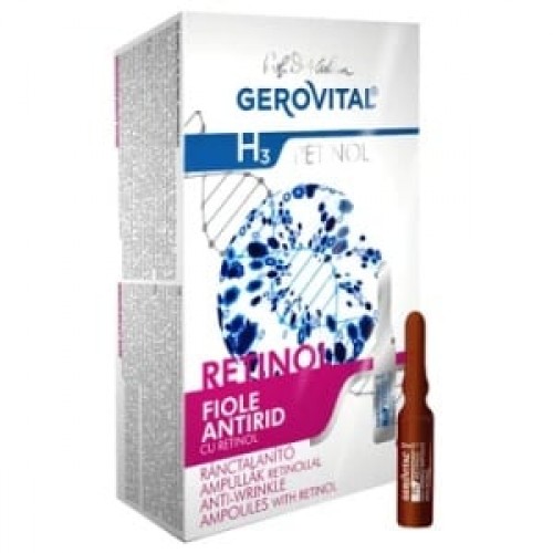 Fiole Antirid cu Retinol ,10 fiole x 2 ml