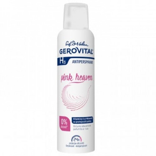 Deodorant Antiperspirant Pink Heaven H3, 150 ml, Gerovital Deodorant Antiperspirant Pink Heaven H3, 150 ml, Gerovital