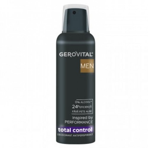 Deodorant Antiperspirant Total Control – Gerovital Men 150 ml Deodorant Antiperspirant Total Control – Gerovital Men 150 ml