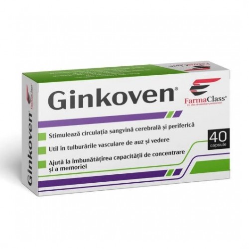 Ginkoven 40 cps Blister Ginkoven 40 cps Blister