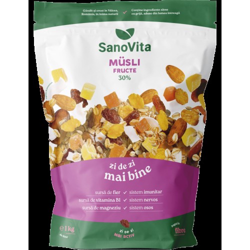 MUSLI CU FRUCTE 1KG 