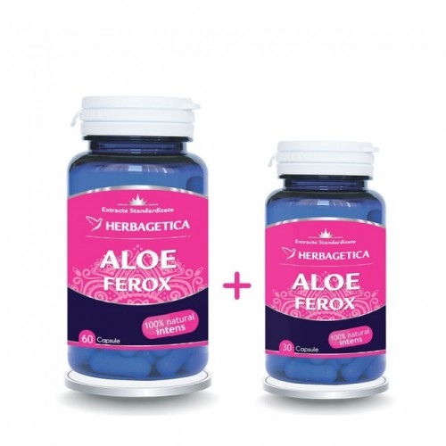 Aloe Ferox Herbagetica 60+30 Capsule