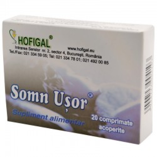 Somn Usor - 20 comprimate Somn Usor - 20 comprimate