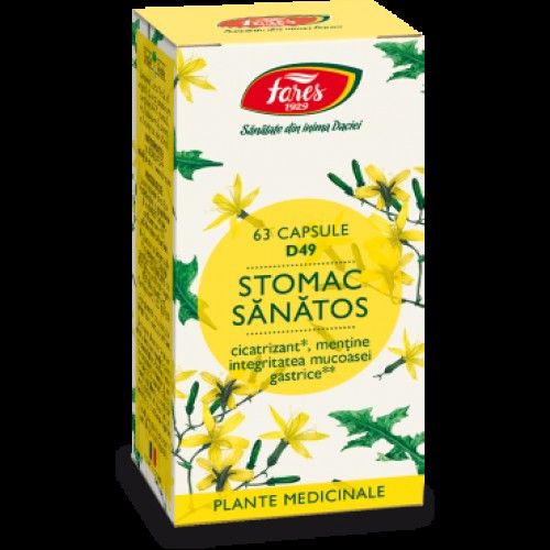 Stomac sănătos, D49, 63 capsule