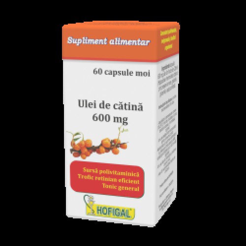 Ulei de catina 600 mg - capsule moi