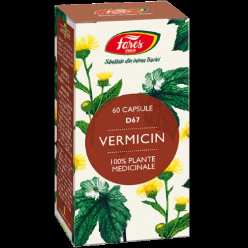 Vermicin, D67, 60 capsule